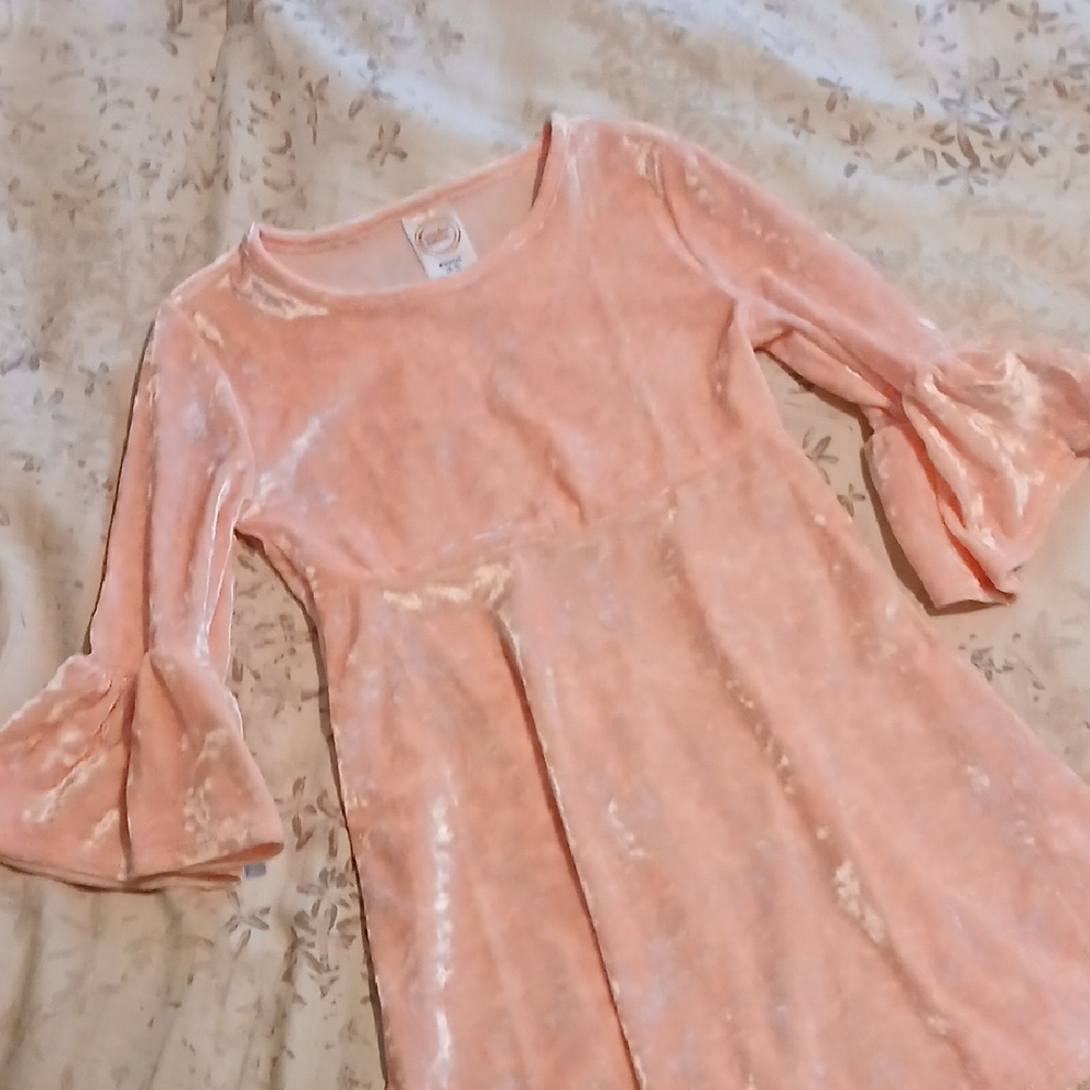 Wonder Nation Pink Velvet Size XS/4-5 Dress